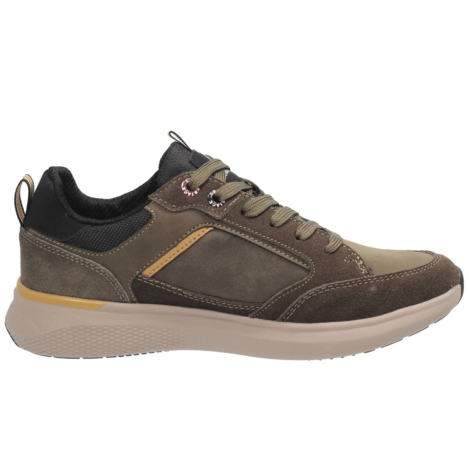 LUMBERJACK Neil - Sneakers basse in tessuto Uomo verde Foto 2