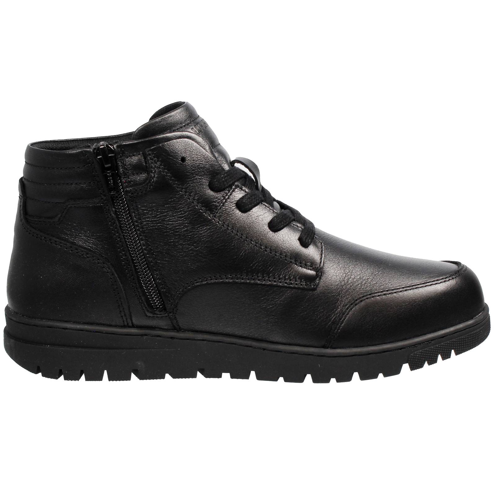 LUMBERJACK Alfred - Sneakers alte in Pelle Uomo nero Foto 2