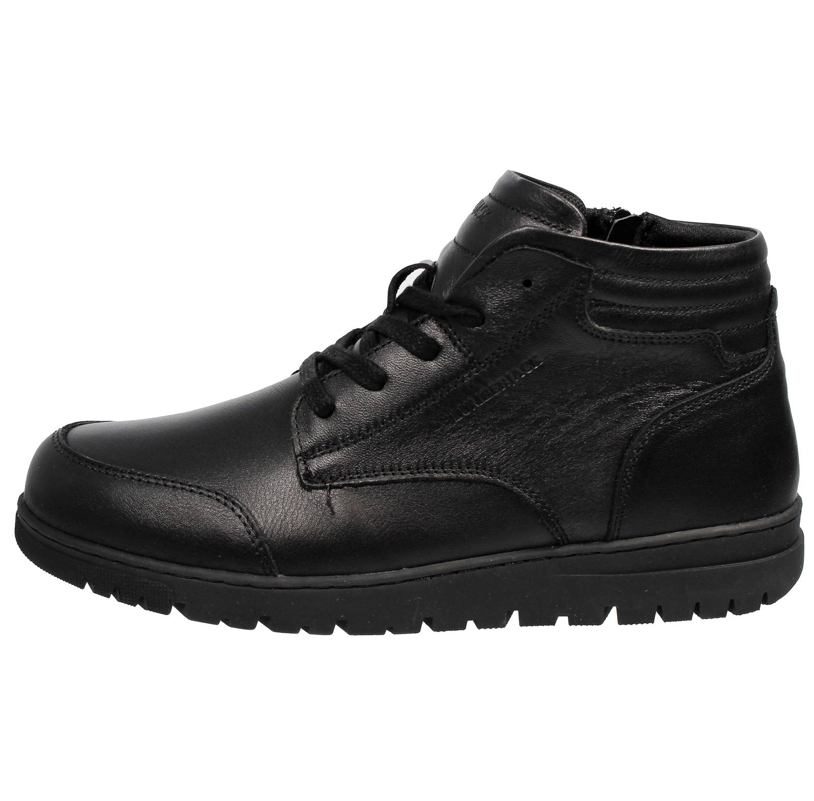 LUMBERJACK Alfred - Sneakers alte in Pelle Uomo nero Foto 3