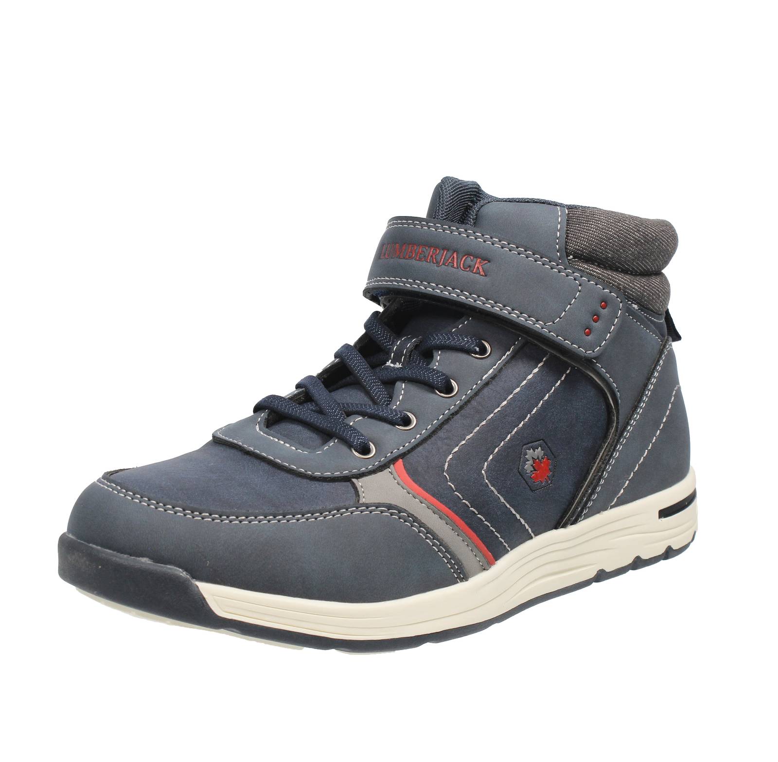 LUMBERJACK Colby - Sneakers montantes avec lanière Enfants bleu