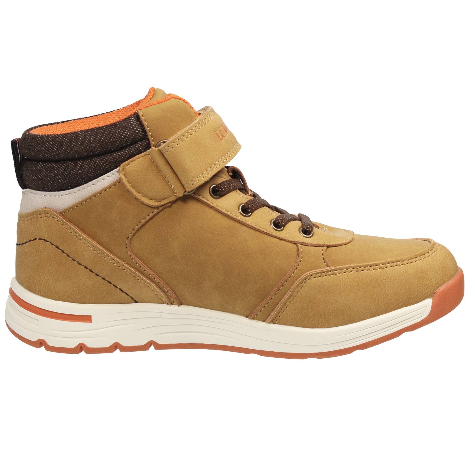 LUMBERJACK Colby - High top sneakers with strap Kids yellow Photo 2