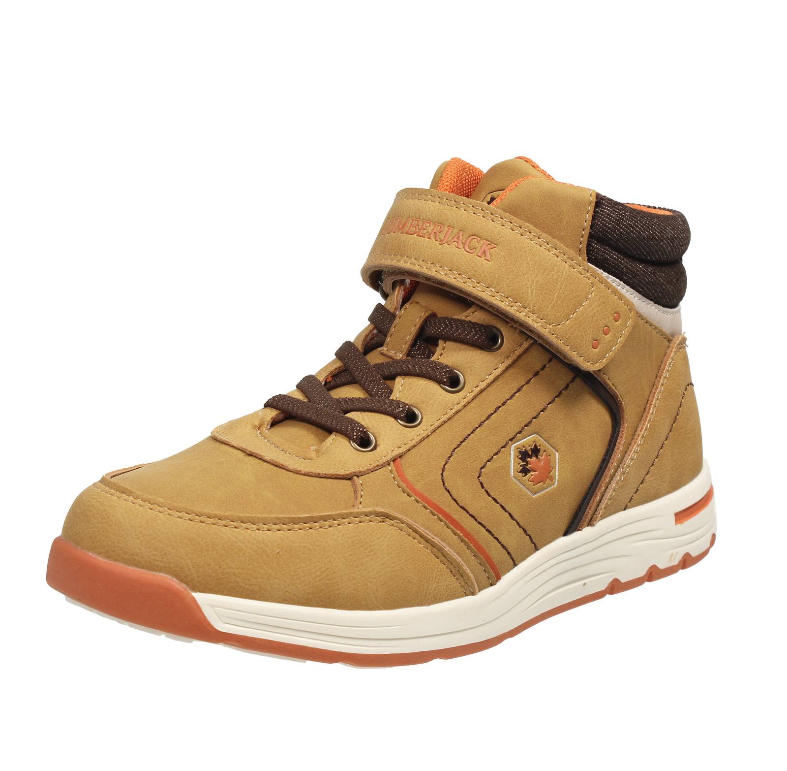 LUMBERJACK Colby - Sneakers montantes avec lanière Enfants jaune