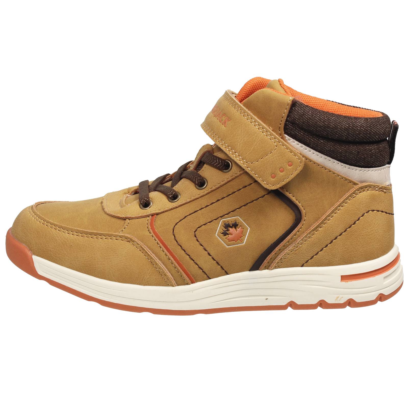 LUMBERJACK Colby - High top sneakers with strap Kids yellow Photo 3