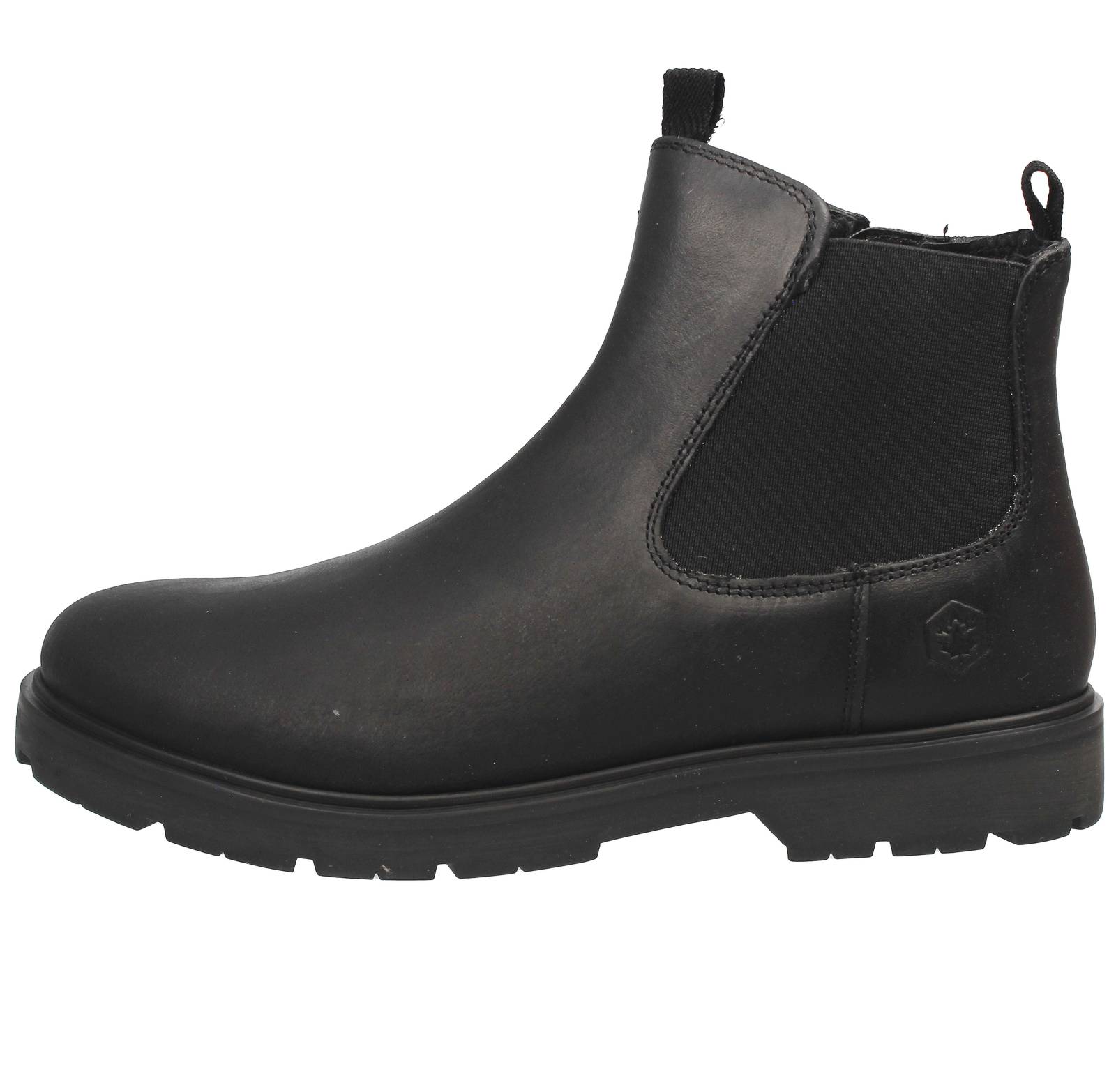 LUMBERJACK Charlie - Bottes Chelsea en cuir Enfants noir Photo 3