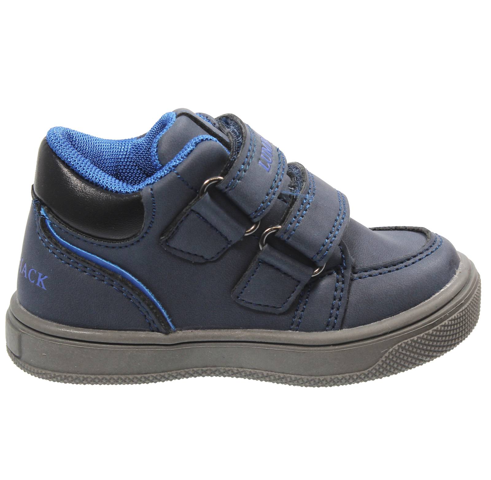 LUMBERJACK Moby - Sneakers alte con strappi Junior blu Foto 2