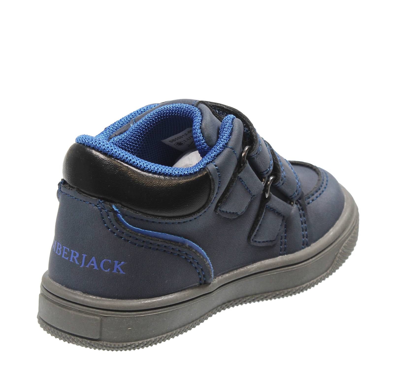 LUMBERJACK Moby - Sneakers alte con strappi Junior blu Foto 4
