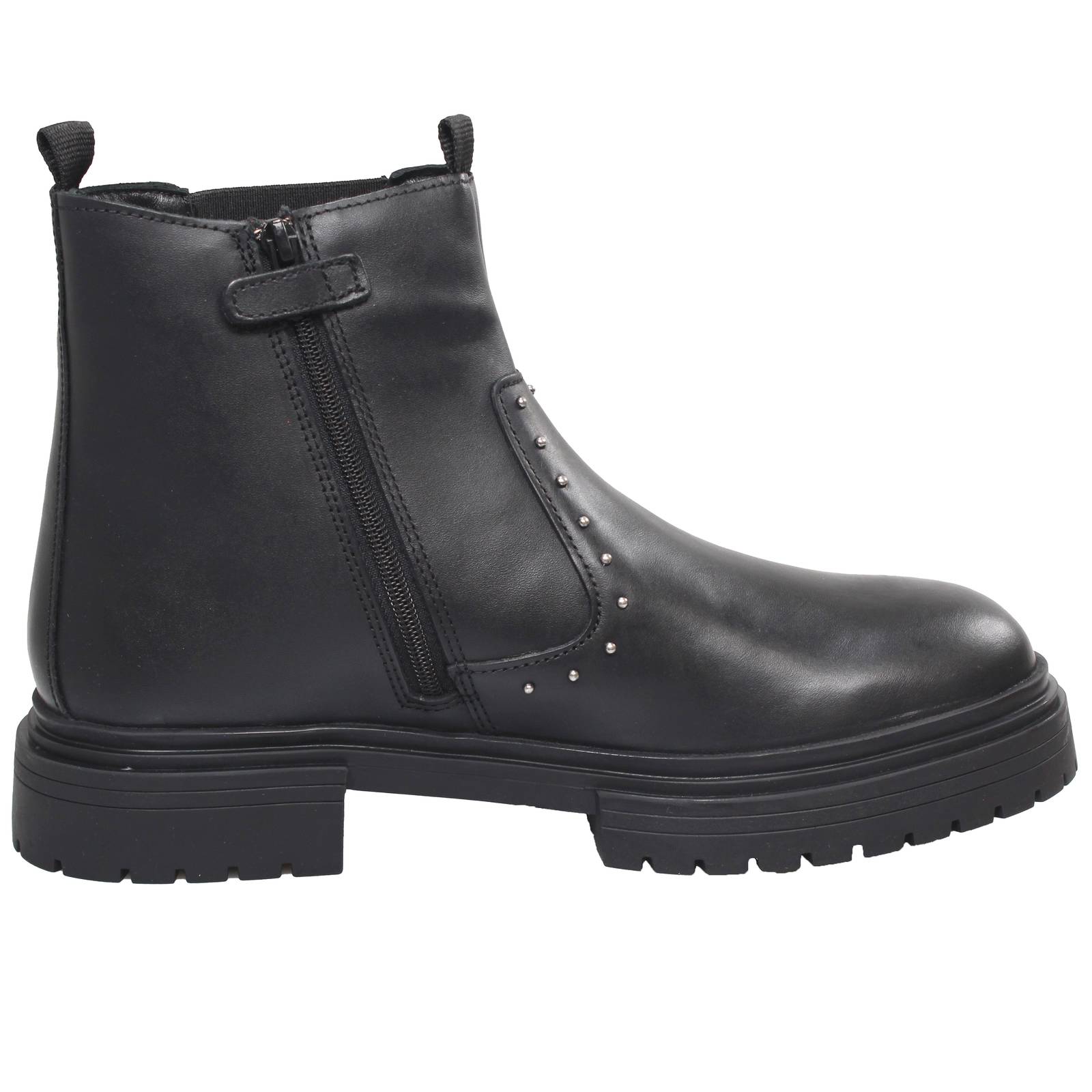 LUMBERJACK Glittex - Bottes Chelsea en cuir Enfants noir Photo 2
