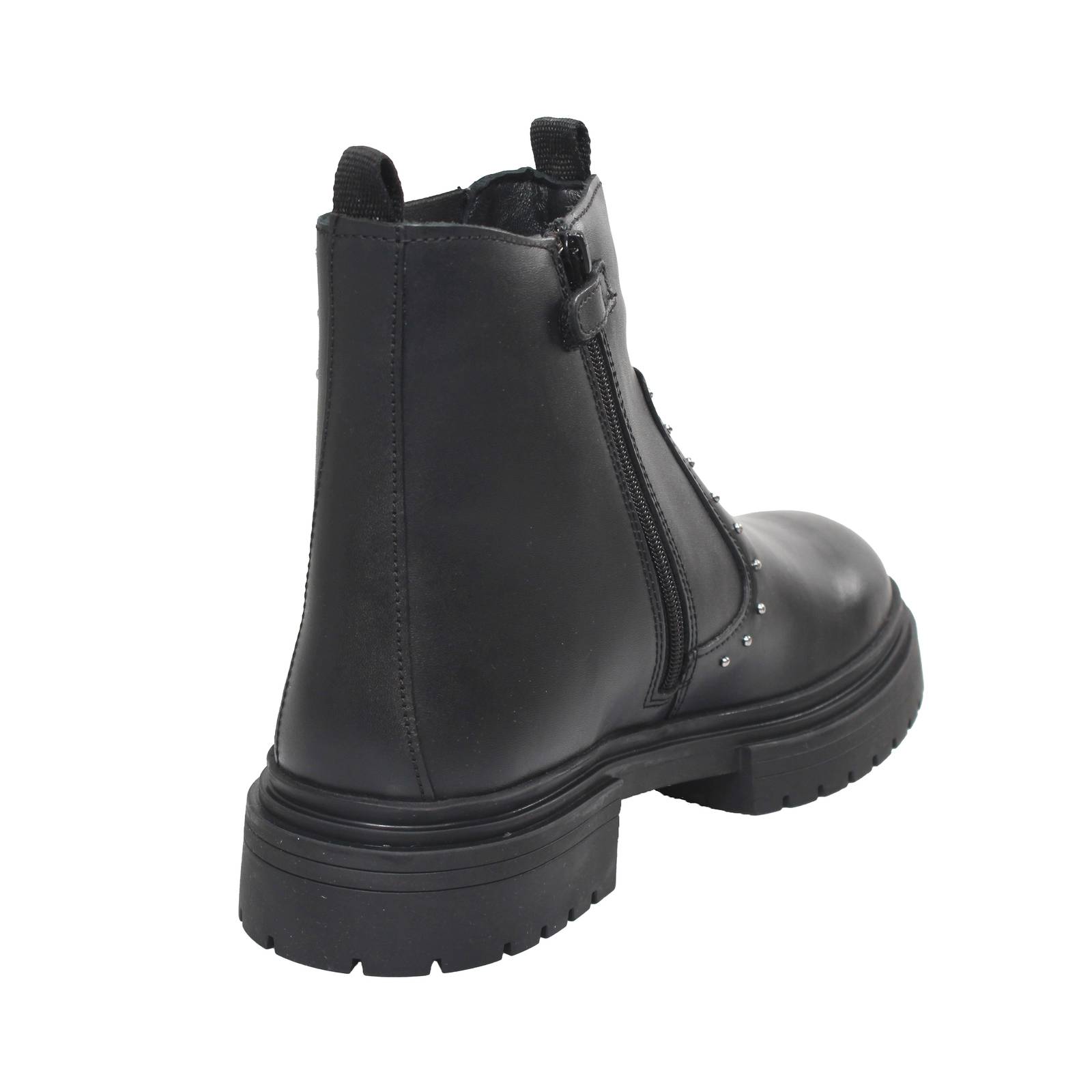 LUMBERJACK Glittex - Bottes Chelsea en cuir Enfants noir Photo 4