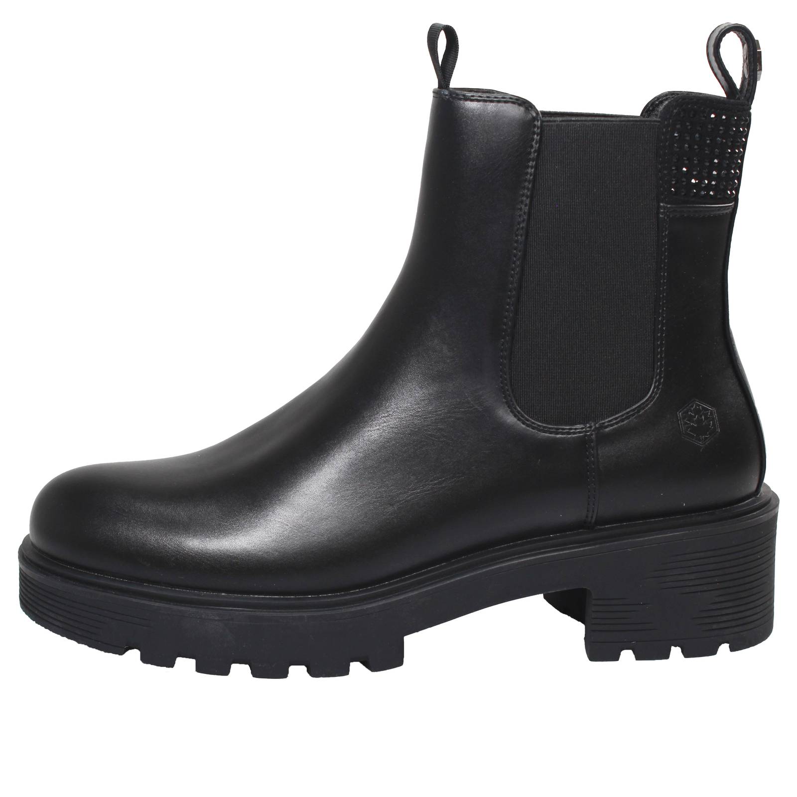 LUMBERJACK Ramone - Bottes Chelsea à talons Femme noir Photo 3