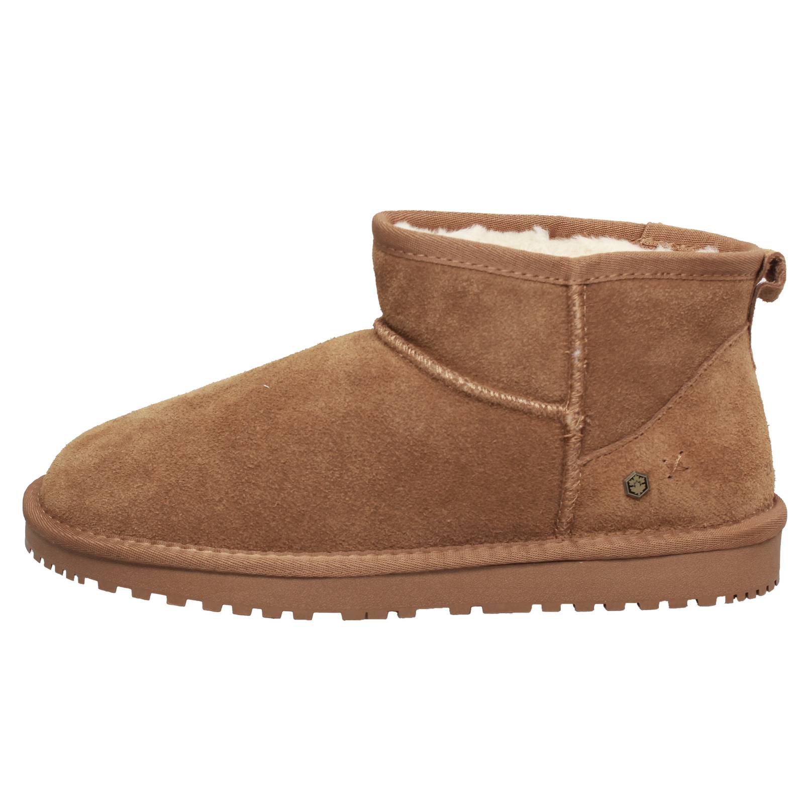 LUMBERJACK Elvira - Bottines en daim et fourrure Femme marron Photo 3