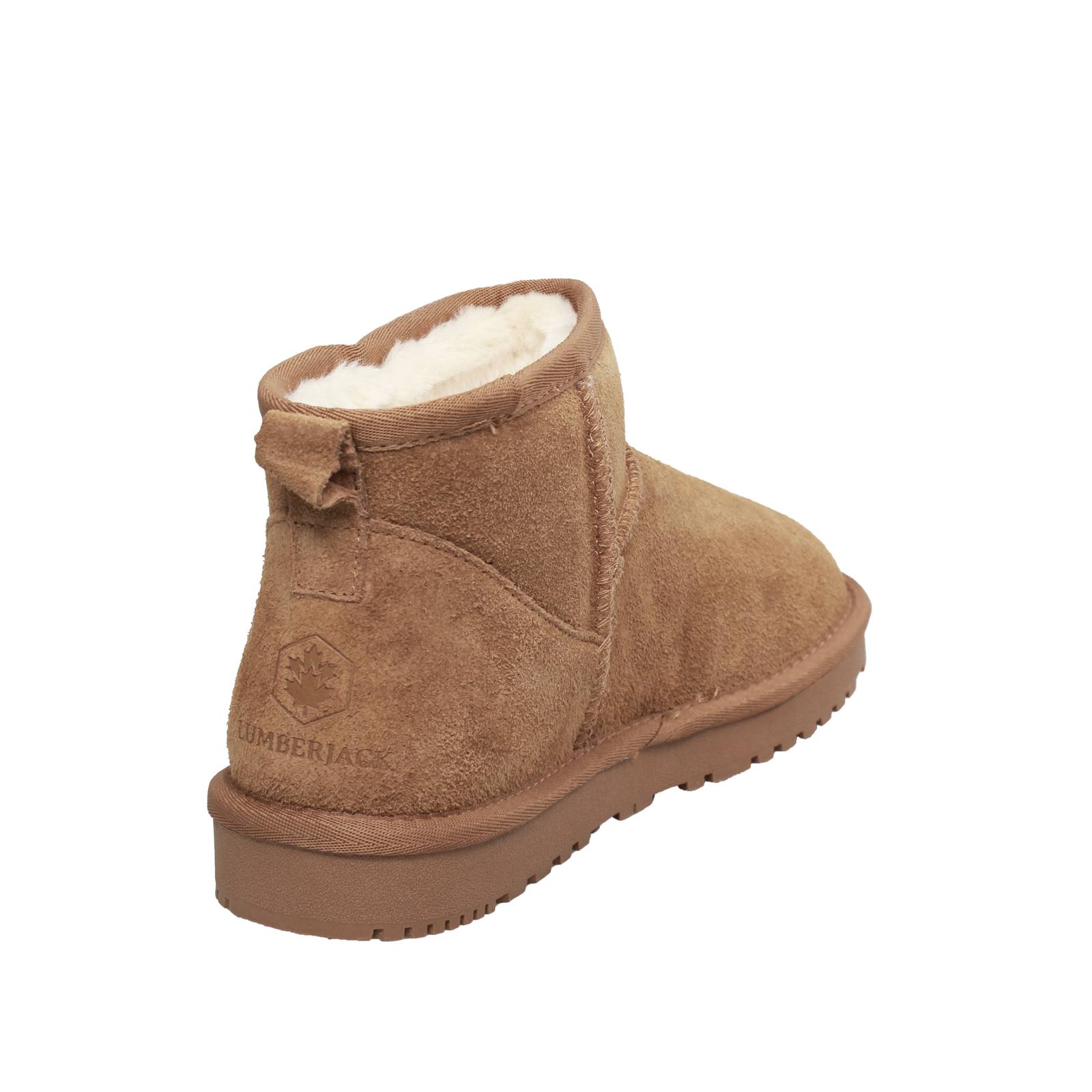 LUMBERJACK Elvira - Bottines en daim et fourrure Femme marron Photo 4