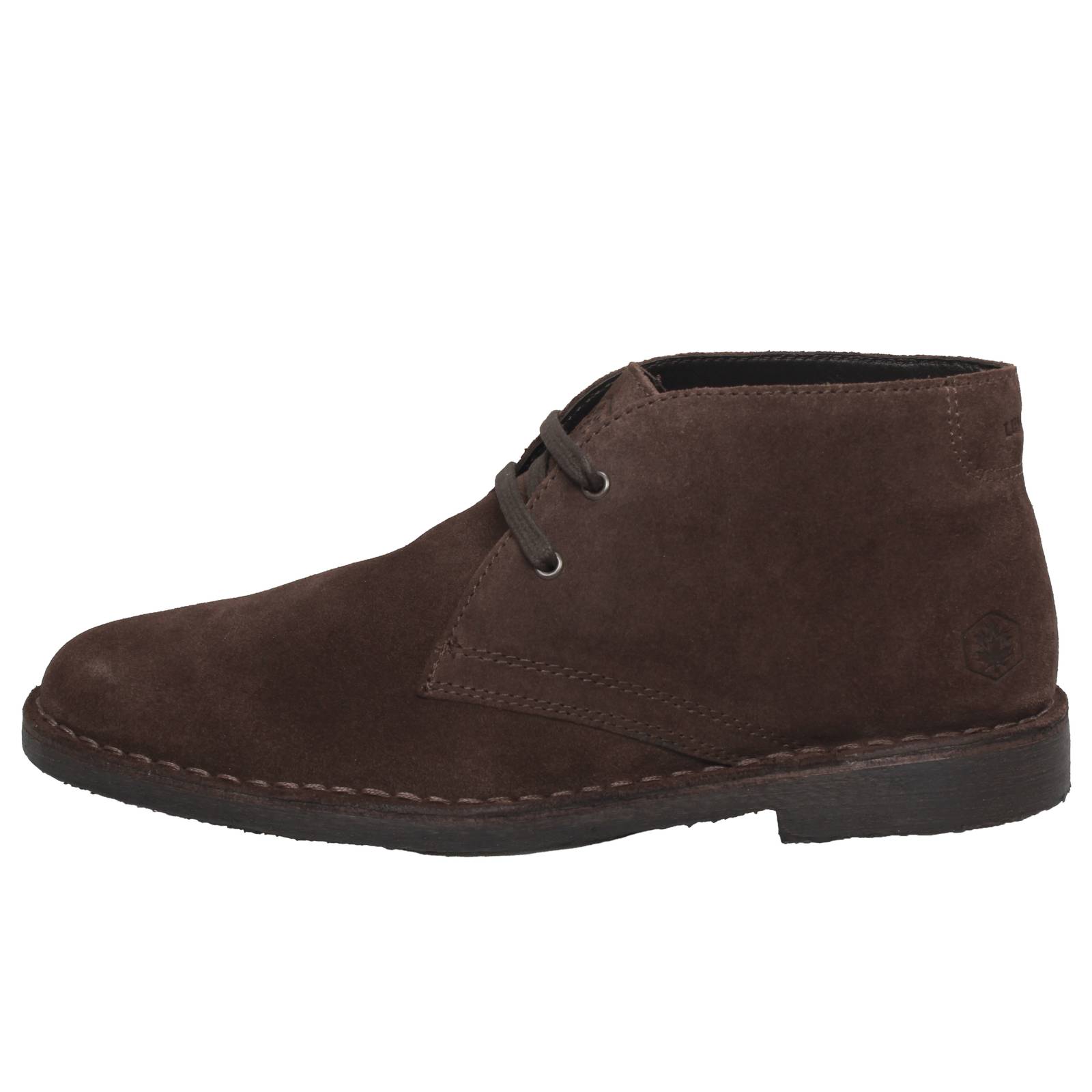 LUMBERJACK Beat 3 - Polacchini in Suede Uomo testa di moro Foto 3