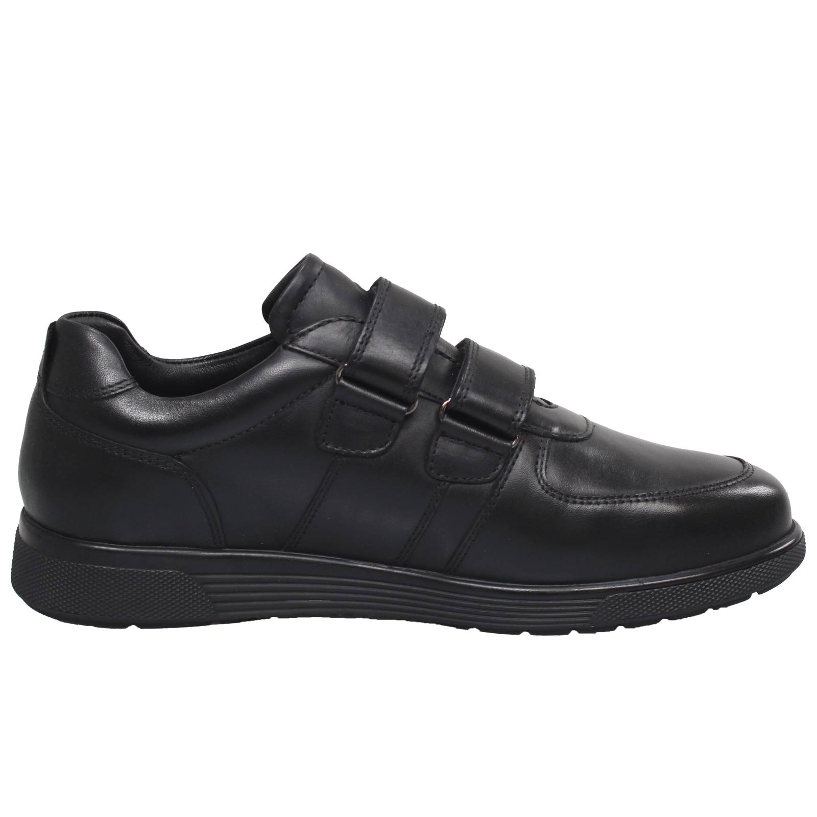 LUMBERJACK Lucas - Sneakers con starppi in Pelle Uomo nero Foto 2