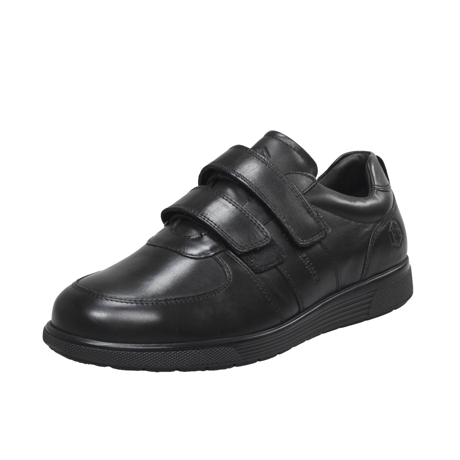 LUMBERJACK Lucas - Sneakers con starppi in Pelle Uomo nero