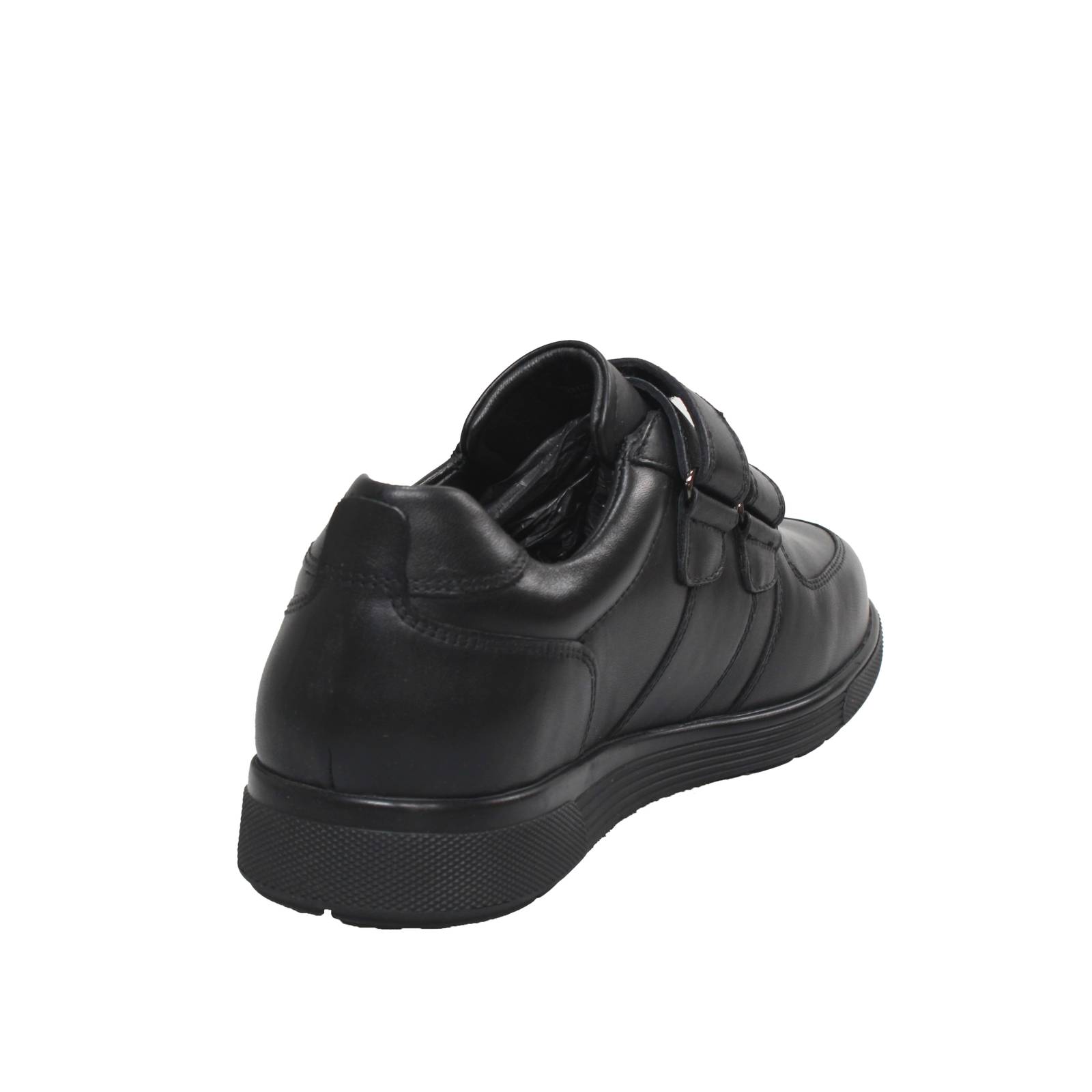 LUMBERJACK Lucas - Sneakers con starppi in Pelle Uomo nero Foto 4