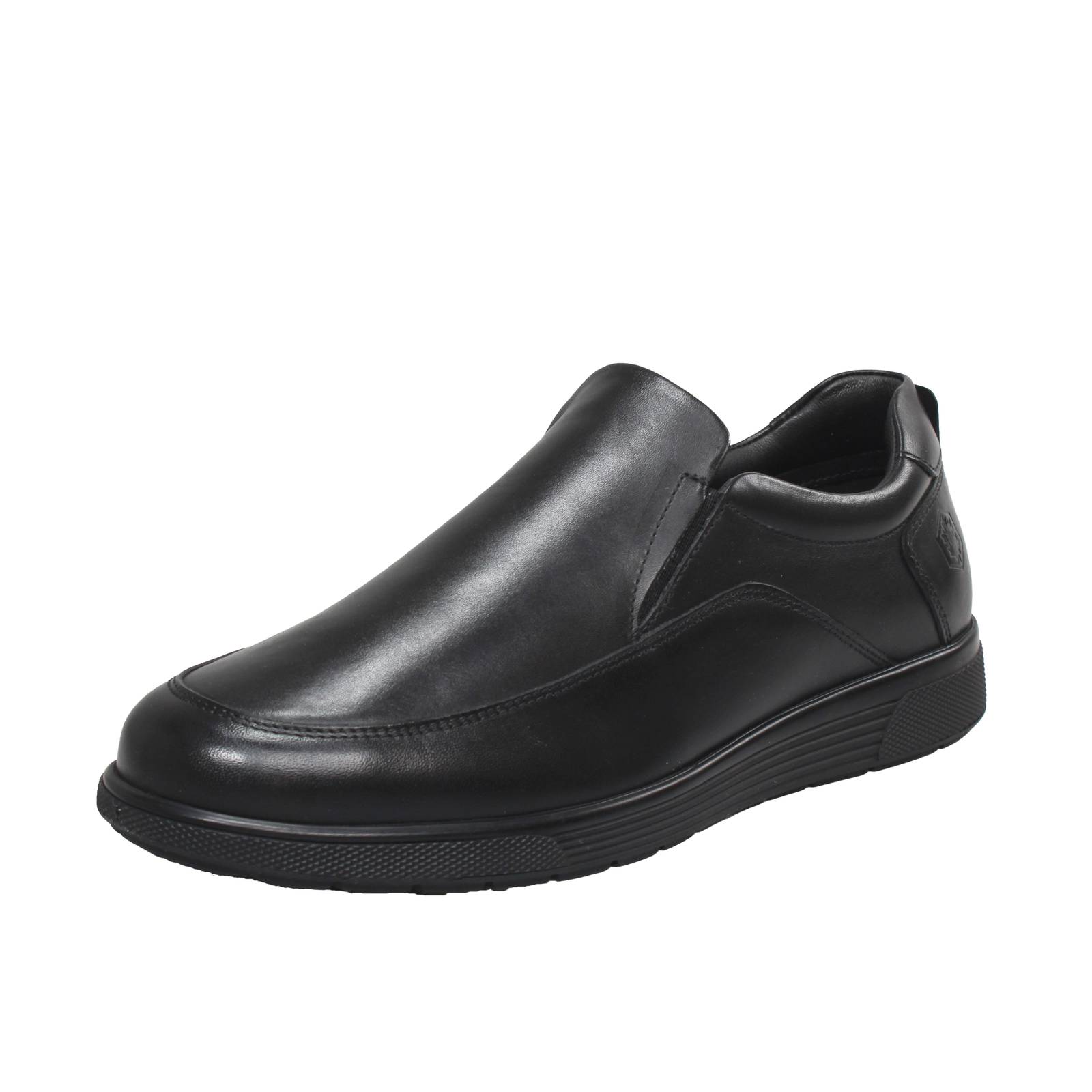 LUMBERJACK Lucas - Slip On in Pelle Uomo nero