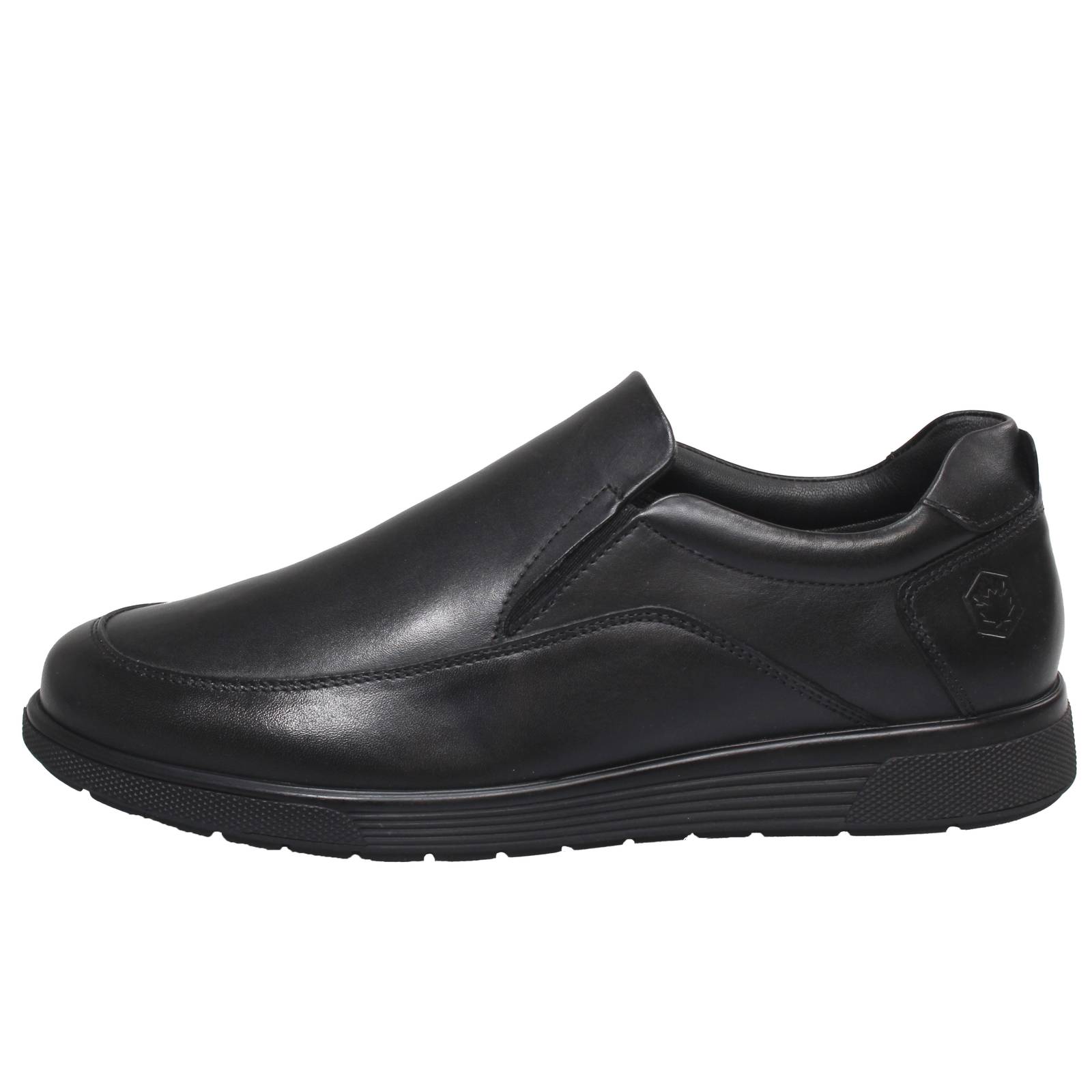LUMBERJACK Lucas - Pantoufles en cuir Homme noir Photo 3