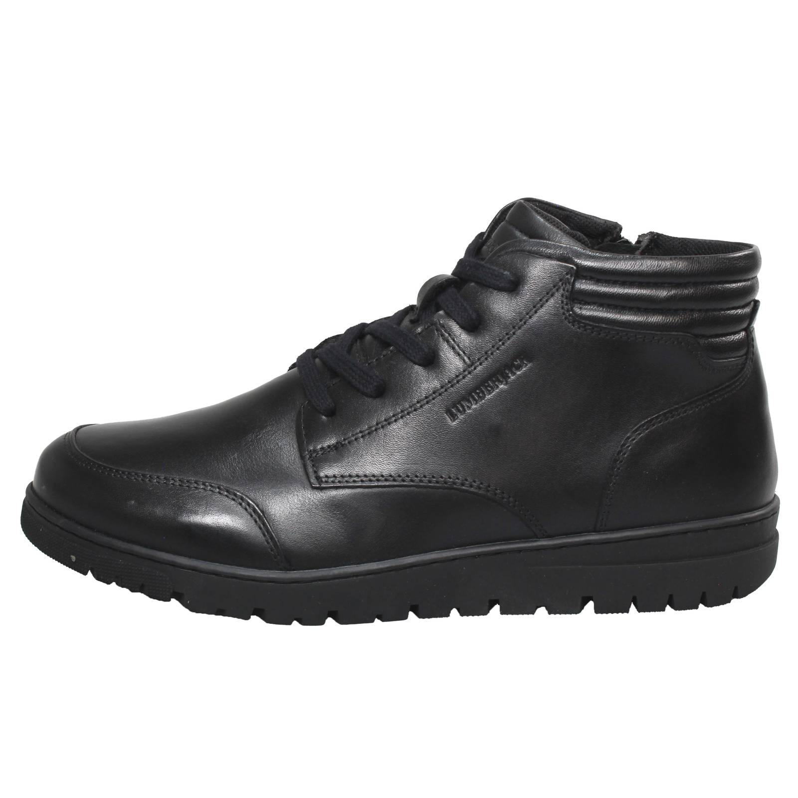 LUMBERJACK Alfred - Leather High Sneakers Man black Photo 3