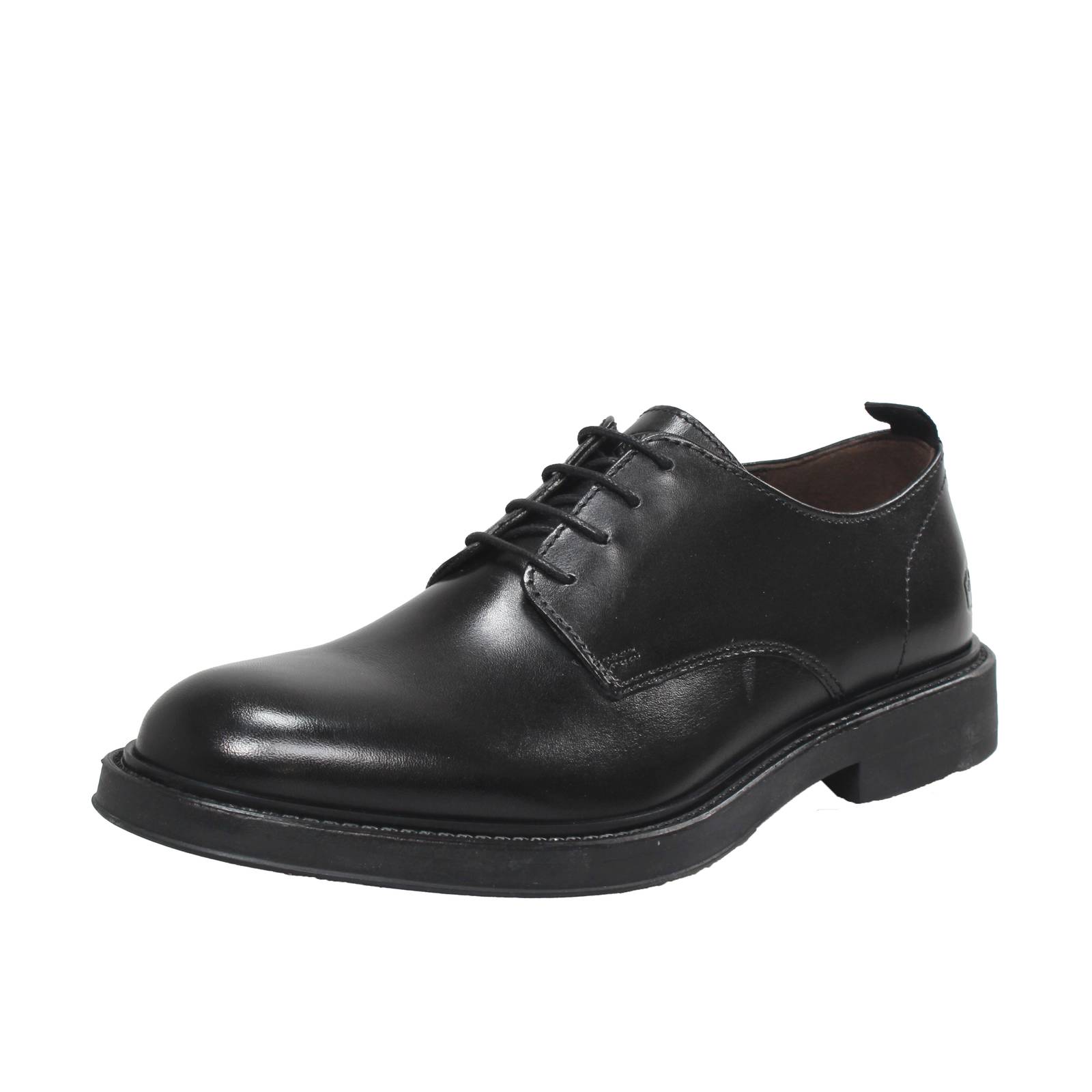 Lumberjack Lenard - Derby Schnrer aus schwarzem Leder - Herren Schnrschuhe 18390₽