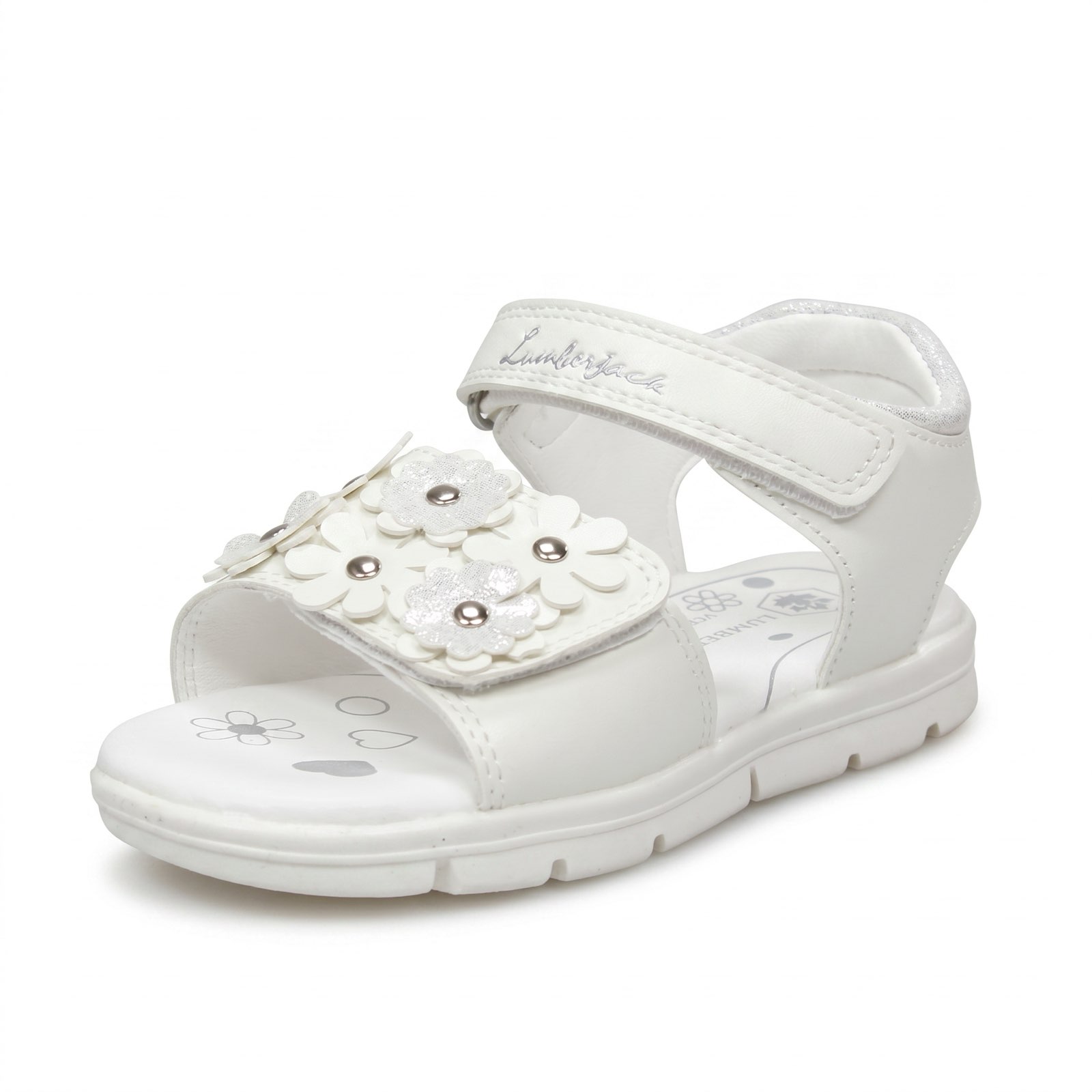 LUMBERJACK Whippy - Sandales à double bride Enfants blanc