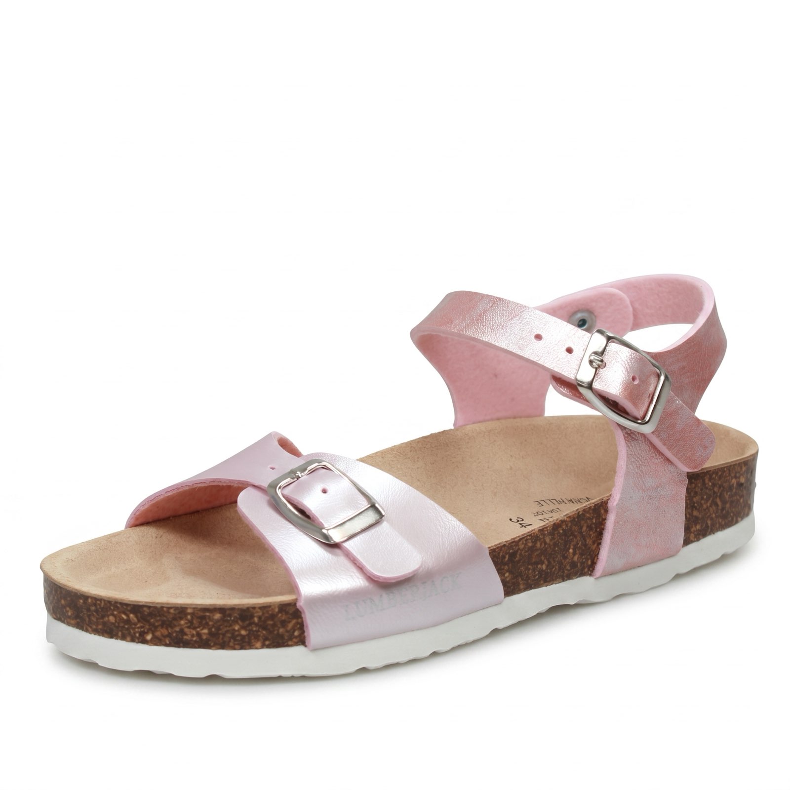 LUMBERJACK Bling - Chaussons avec double boucle Enfants rose
