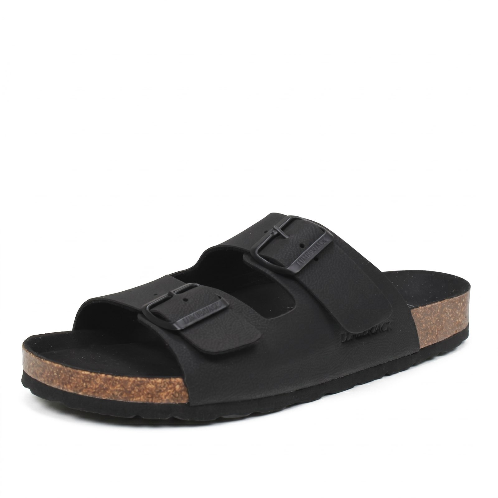 LUMBERJACK Flint - Ciabatte con fibbie Uomo nero