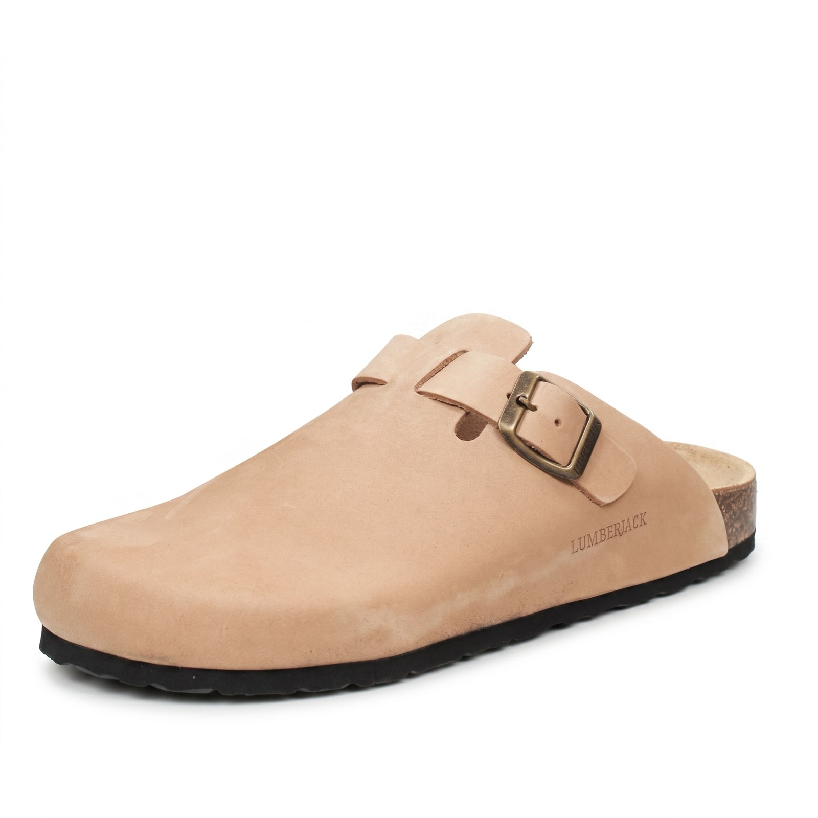 LUMBERJACK Jolie - Sabot en nubuck avec boucle Femme sable