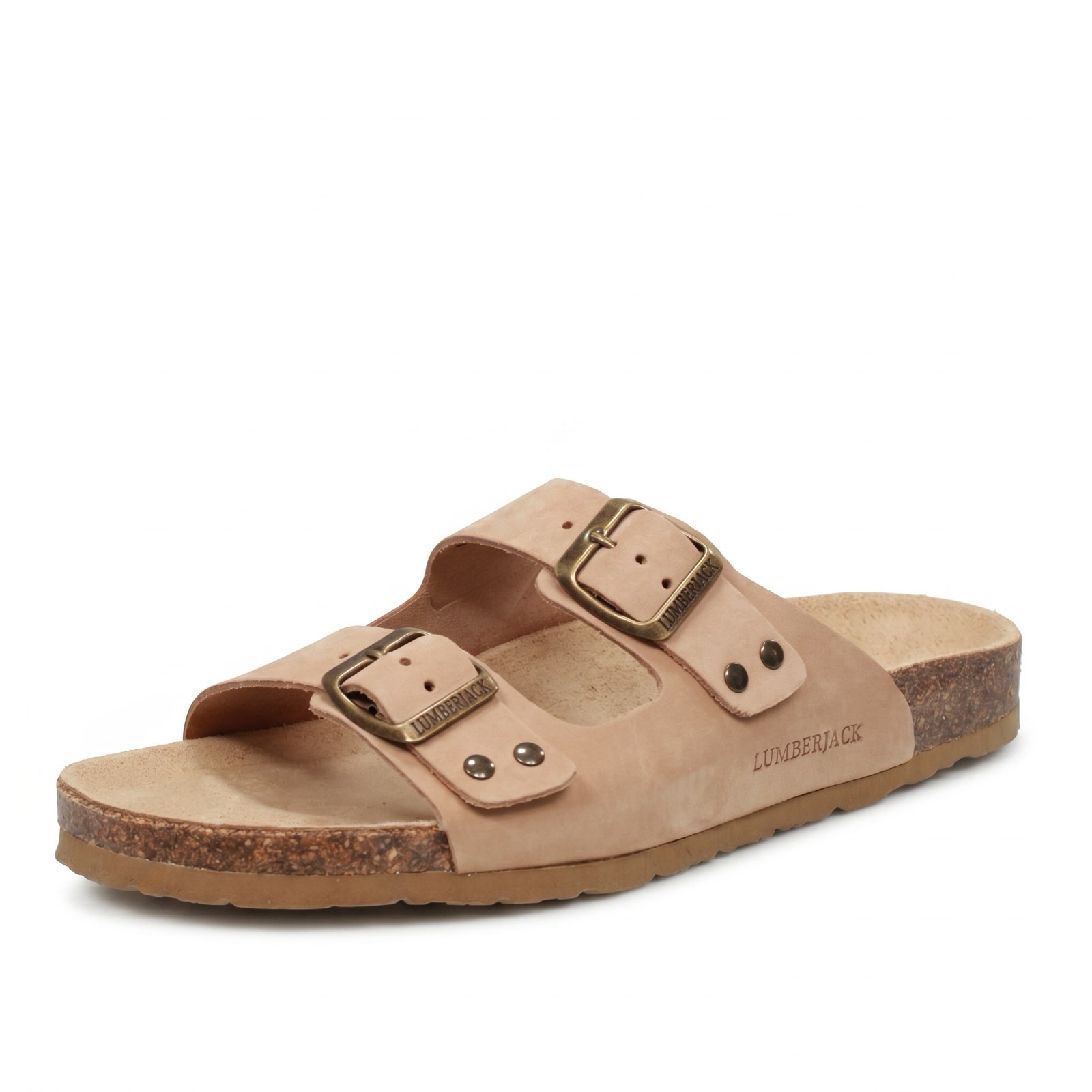 LUMBERJACK Jolie - Nubukslipper mit Schnalle Damen sandfarben