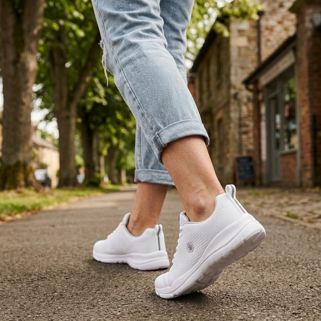 LUMBERJACK Agatha - Sneakers with Memory Foam Woman white Photo 2