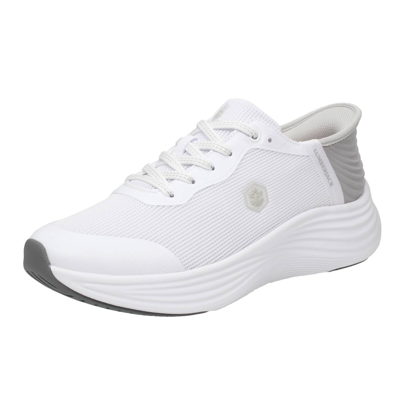 Lumberjack Talara Slip Ins - Sneaker aus weiem Stoff - Damen Schuhe Slipper 10790₽