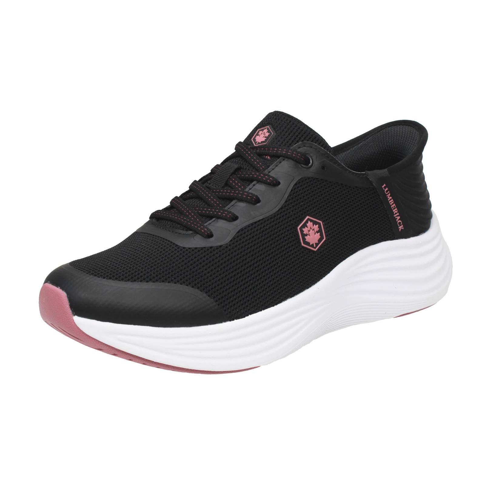 Lumberjack Talara Slip Ins - Sneaker aus schwarzem Stoff - Damen Schuhe Sneaker 10490₽