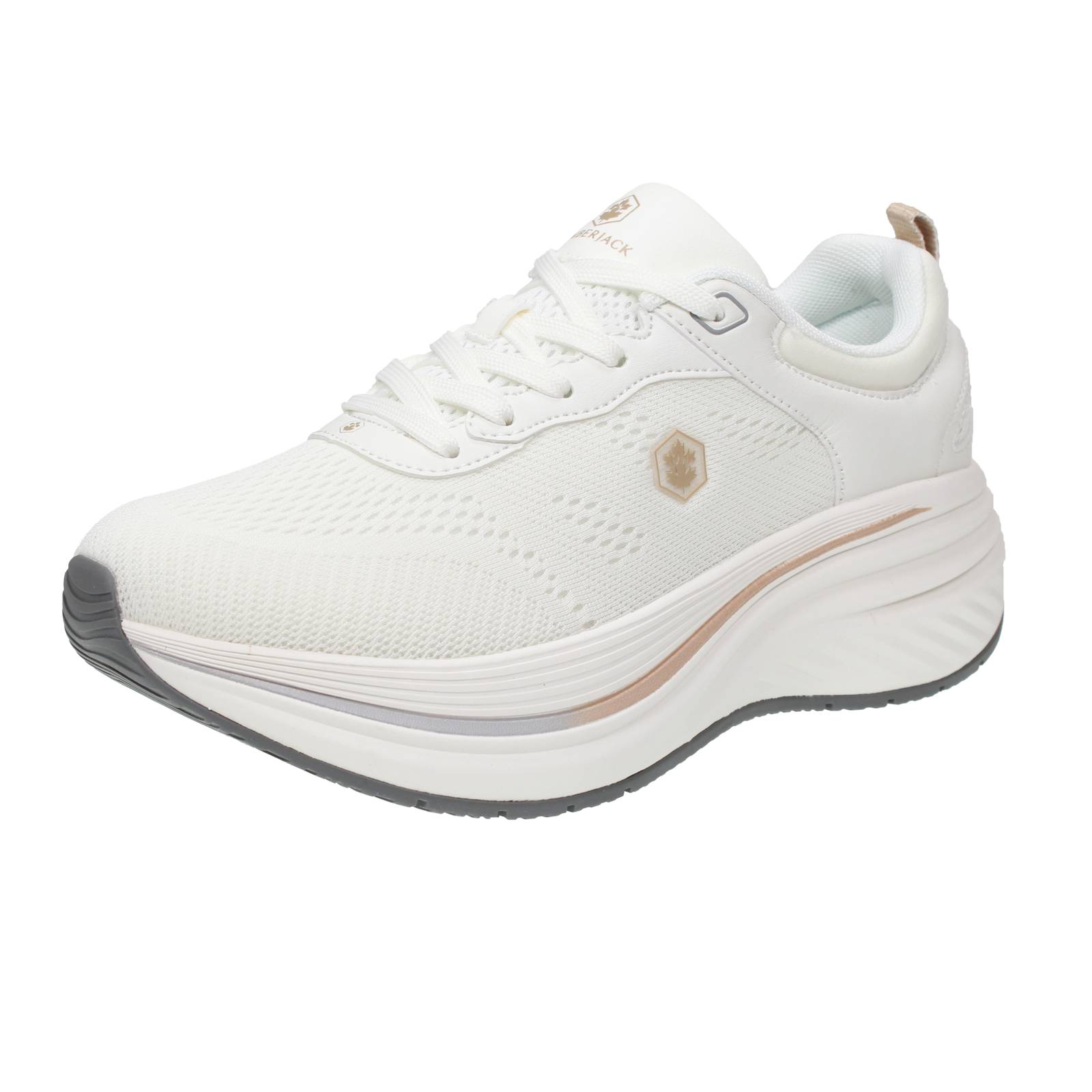 LUMBERJACK Pau - Plateauschuhe mit Memory Foam Damen weiß