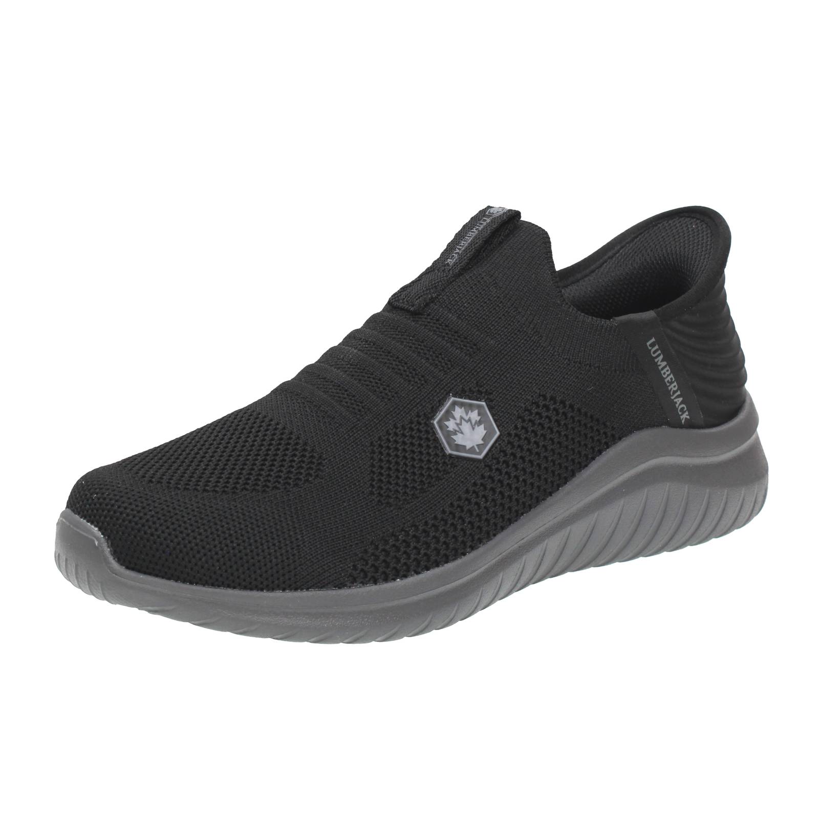 LUMBERJACK Moko - Slip On Memory Foam Uomo nero