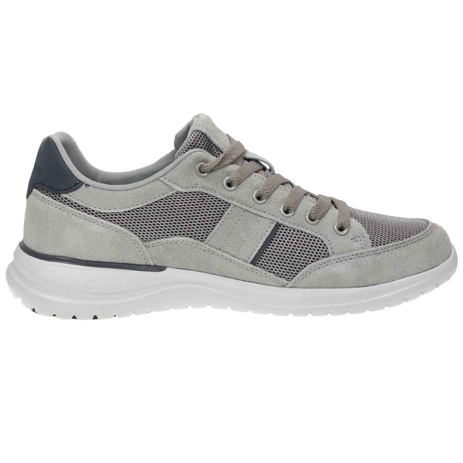 LUMBERJACK Lee - Suede and Mesh Sneakers Man grey Photo 2