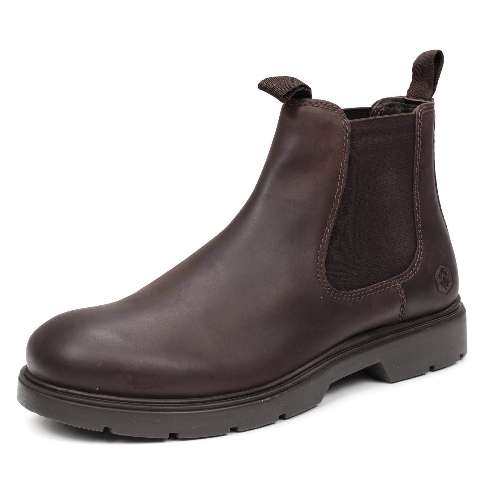 LUMBERJACK Charlie - Chelsea Boots in Pelle Uomo marrone