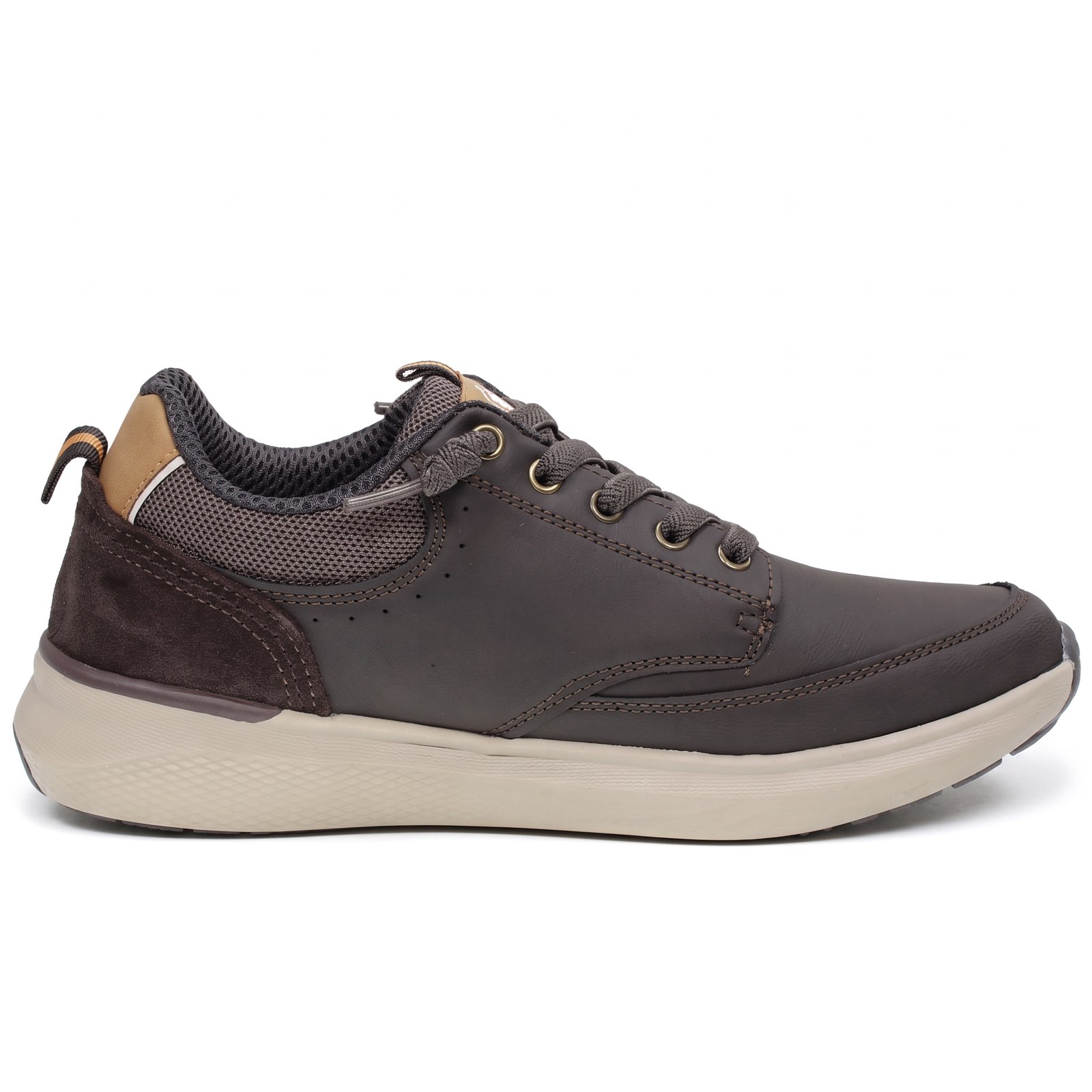 LUMBERJACK Neil - Sneakers Slip On basse Uomo marrone Foto 3