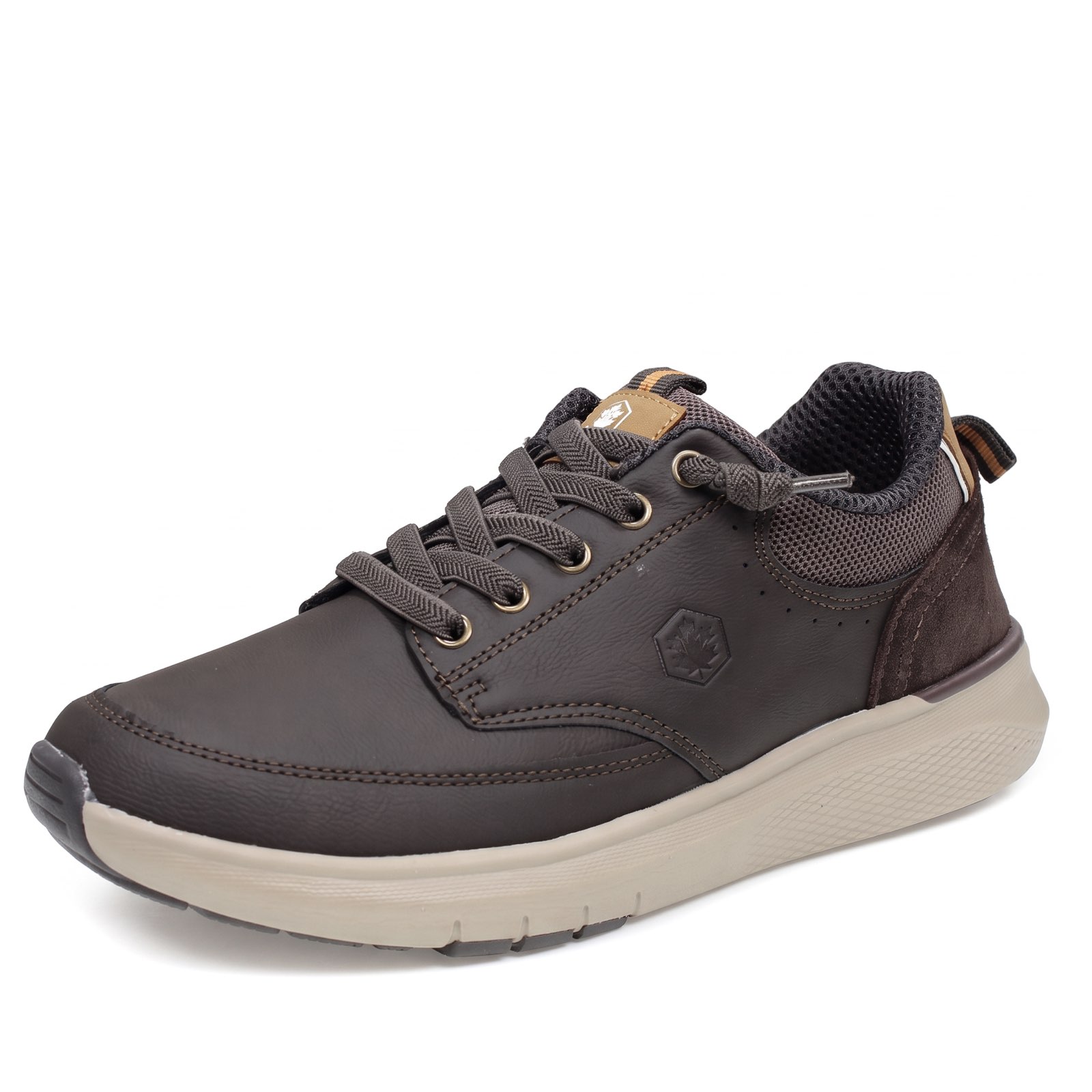 LUMBERJACK Neil - Sneakers Slip On basse Uomo marrone