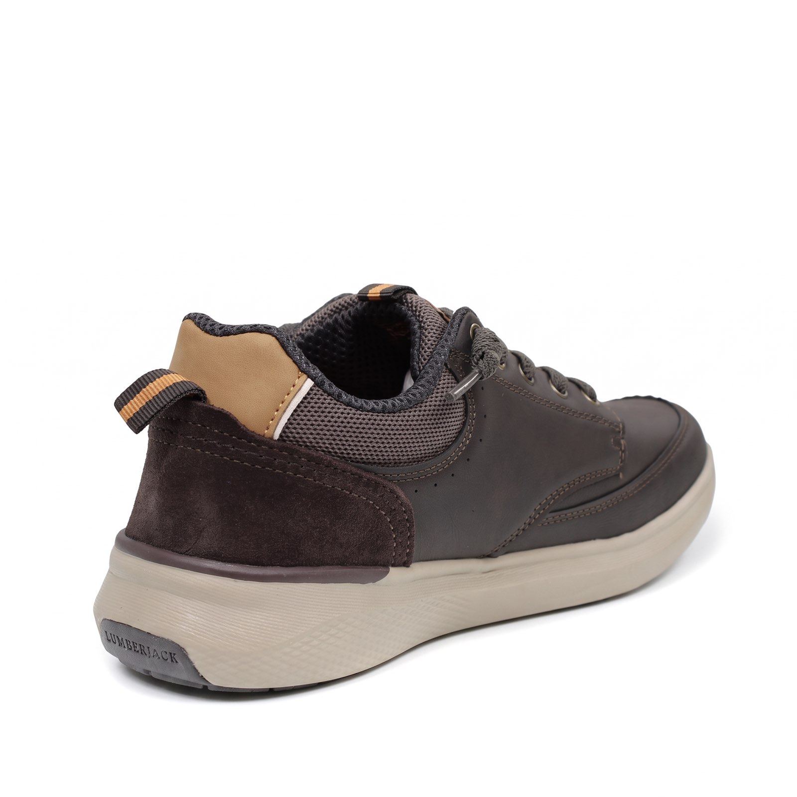 LUMBERJACK Neil - Sneakers Slip On basse Uomo marrone Foto 6