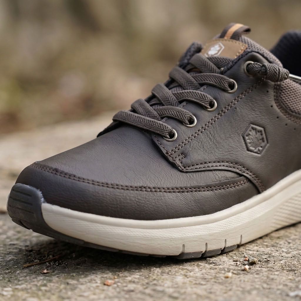 LUMBERJACK Neil - Sneakers Slip On basse Uomo marrone Foto 5