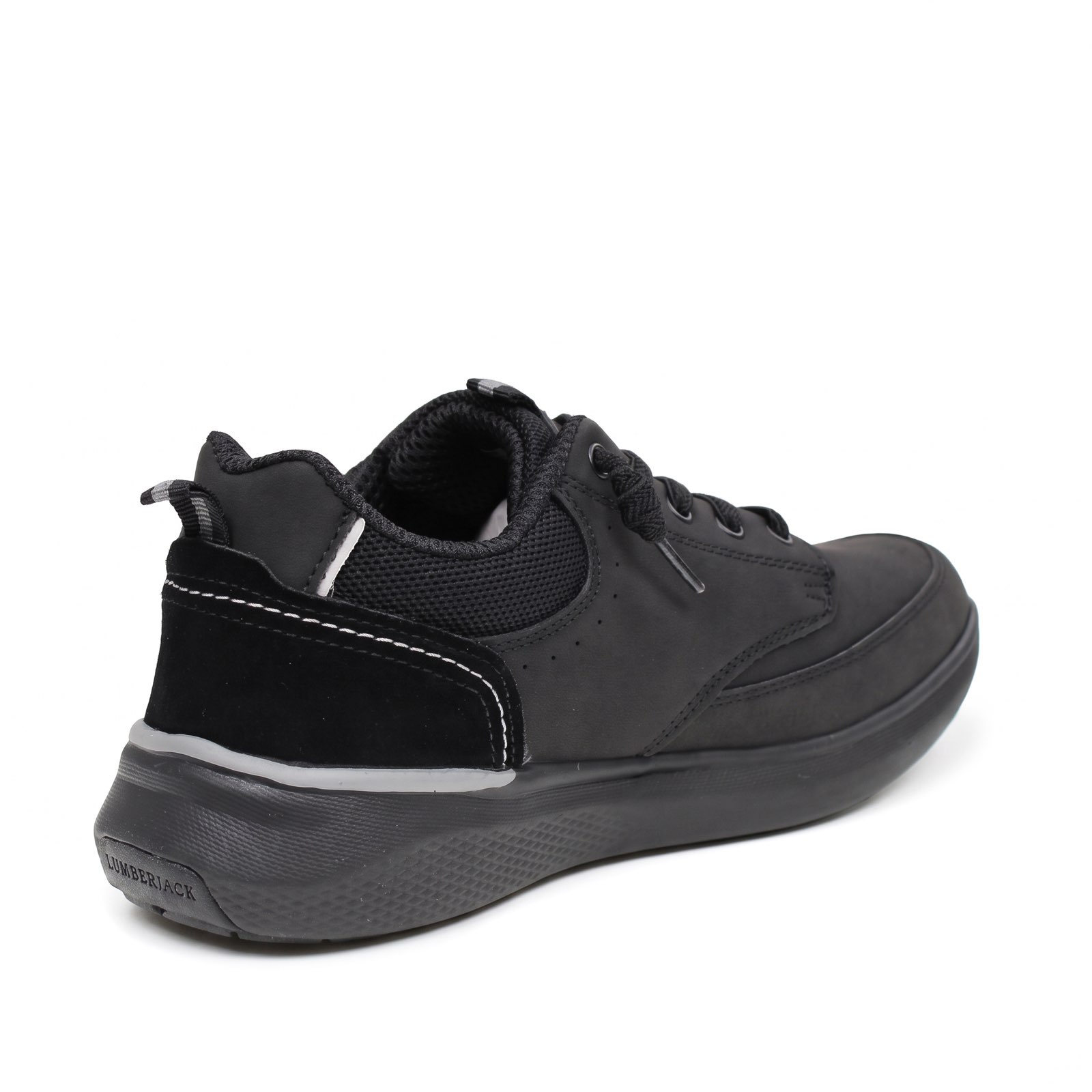 LUMBERJACK Neil - Sneakers Slip On basse Uomo nero Foto 6