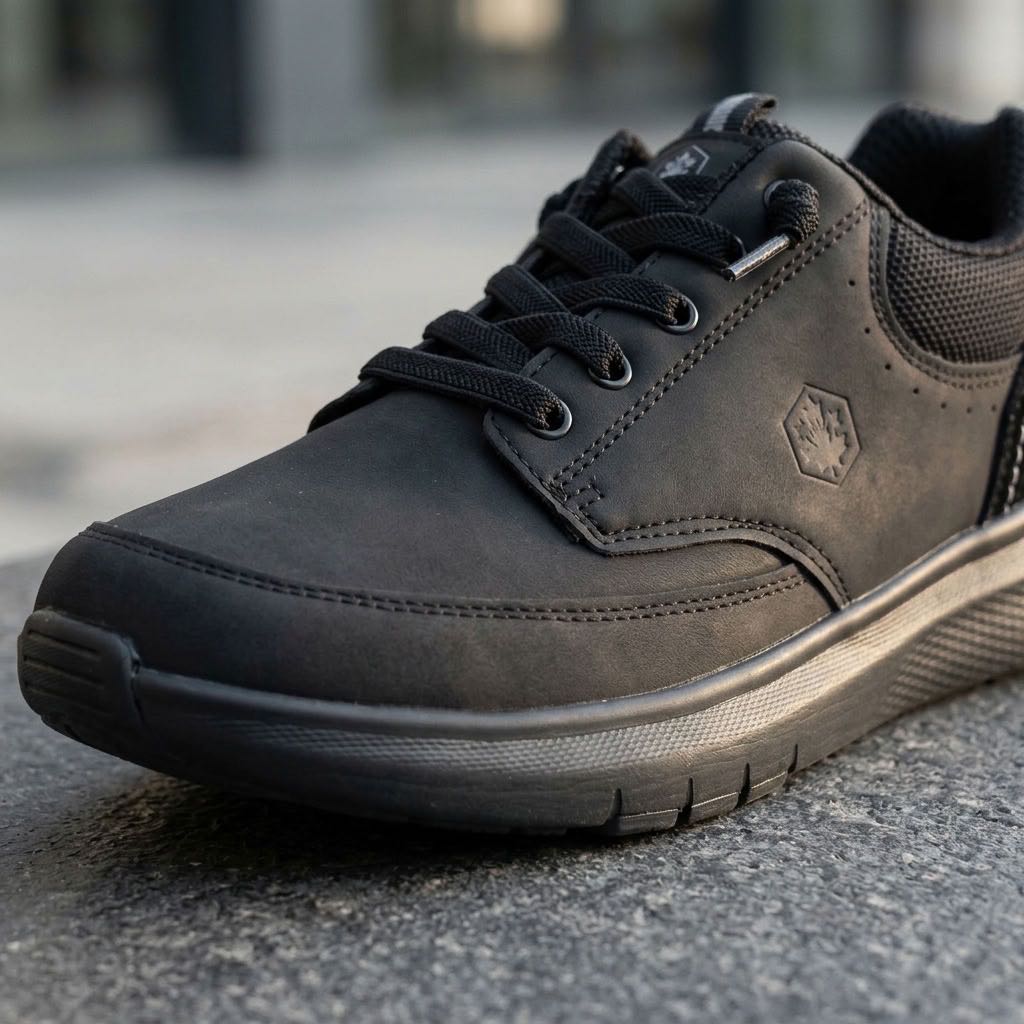 LUMBERJACK Neil - Sneakers Slip On basse Uomo nero Foto 5