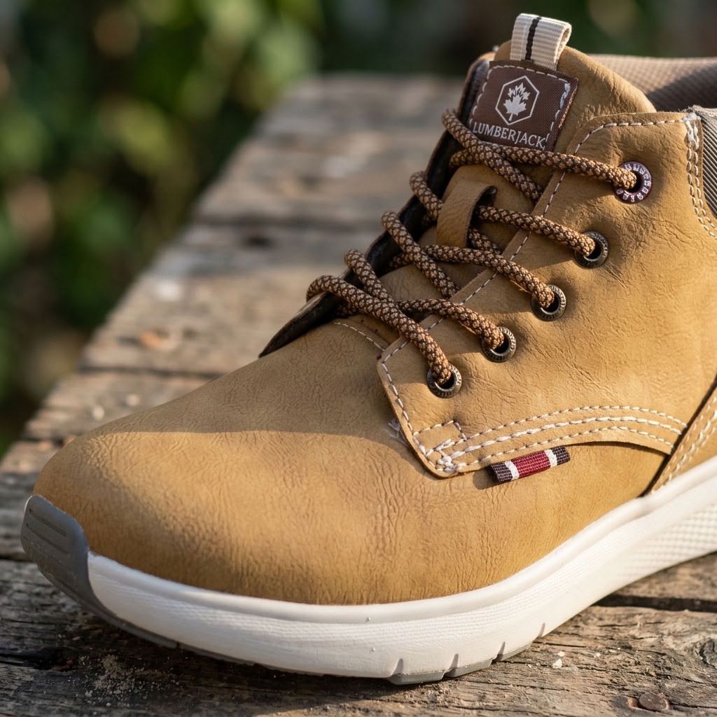 LUMBERJACK Neil - Sneakers montantes Homme jaune Photo 5