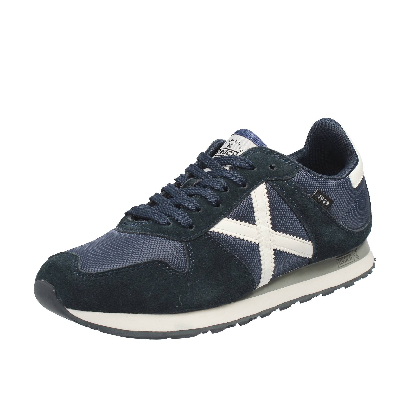 MUNICH Massana - Suede Sneakers Man blue Photo 1