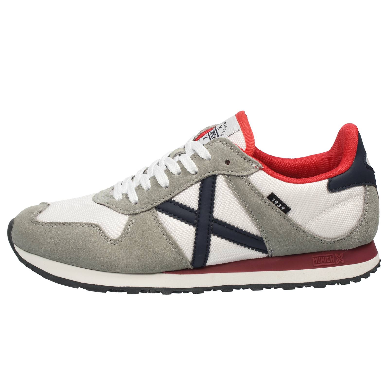 MUNICH Massana - Suede Sneakers Man white Photo 3