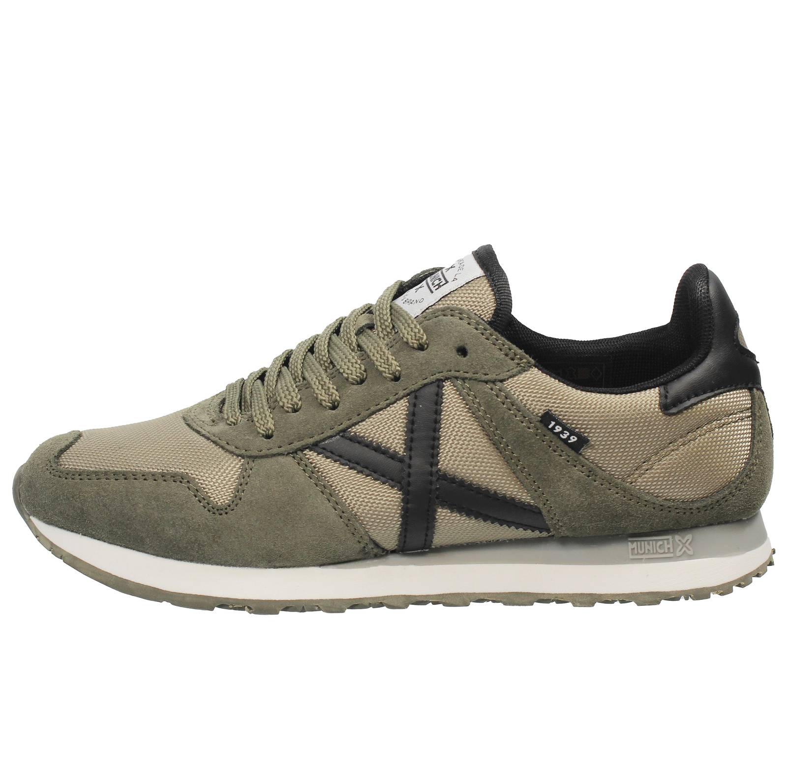 MUNICH Massana - Suede Sneakers Man kaki Photo 3