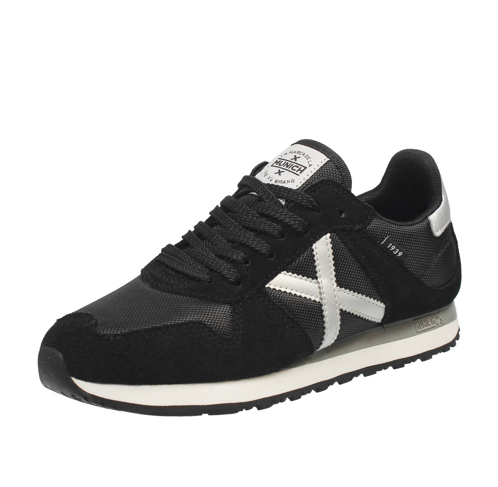 Munich Massana - Sneakers Suede Nero - Uomo Scarpe Sneakers Sportive - Imagen 4 de 4