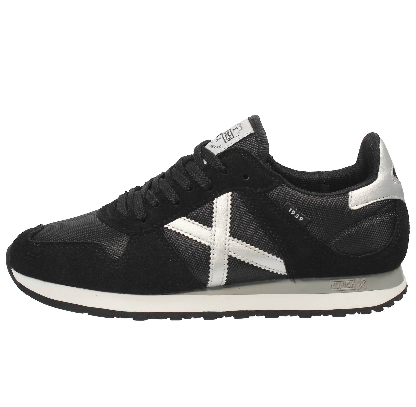 MUNICH Massana - Suede Sneakers Man black Photo 3