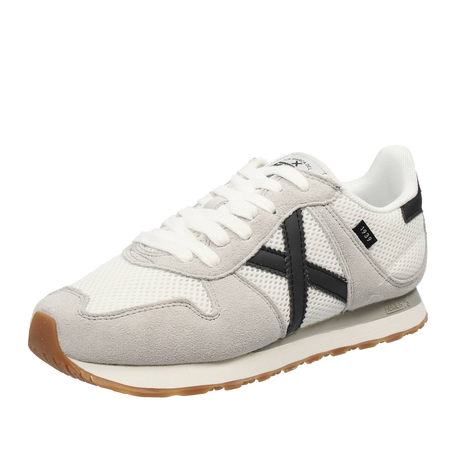 Мюнхен Массана - Кроссовки из замши Bianco - Спортивные кроссовки Uomo Scarpe