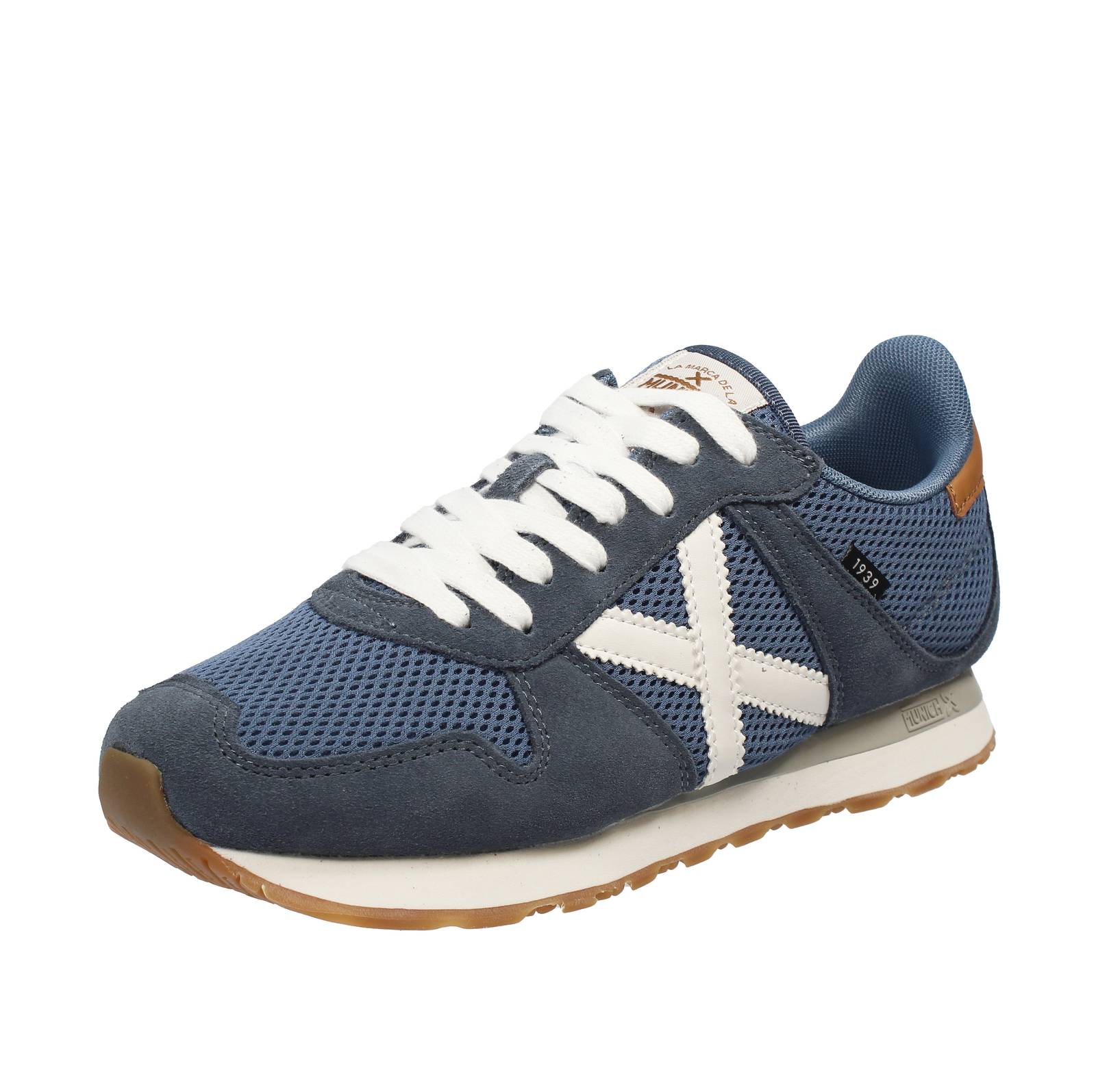 Munich Massana - Sneakers Suede Blu - Uomo Scarpe Sneakers Sportive - Imagen 4 de 4