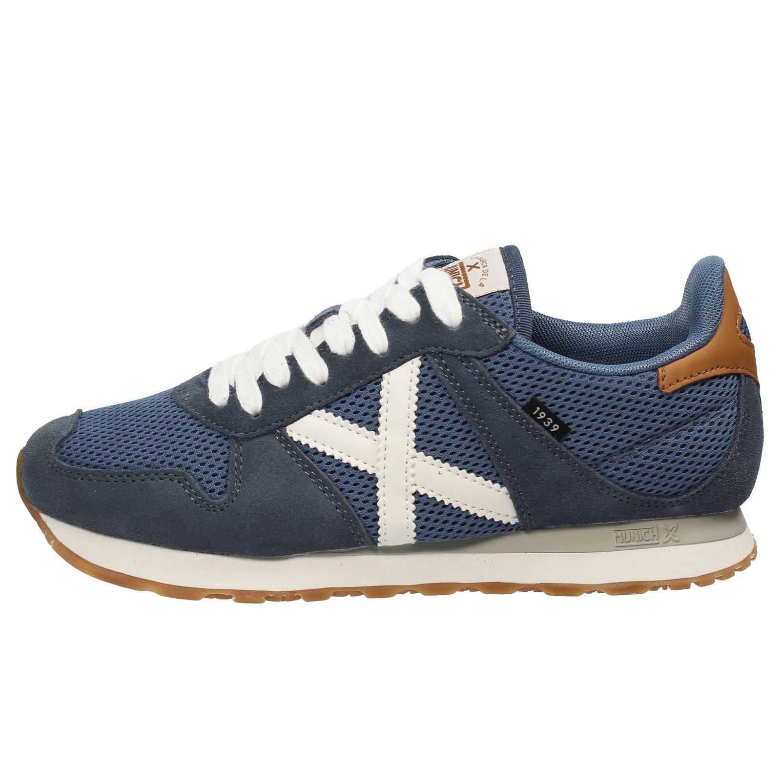 MUNICH Massana - Suede Sneakers Man blue Photo 3
